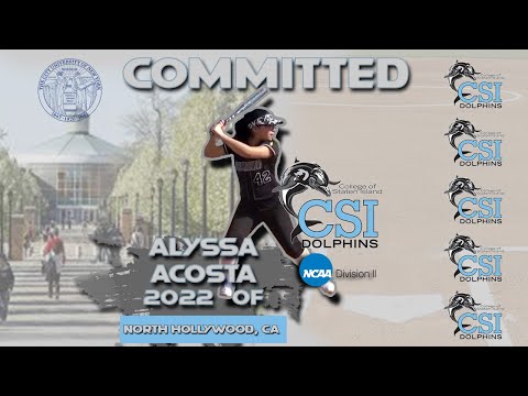 2022 Alyssa Acosta Committed to The College of Staten Island