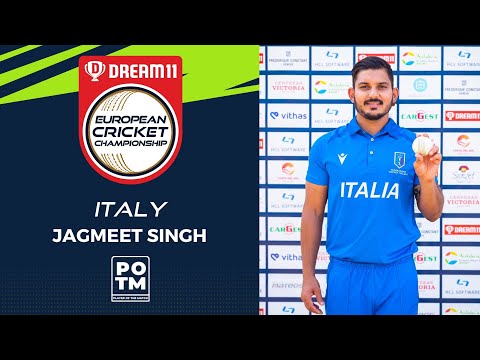 POTM: J.Singh - Group D, Match 7 - ITA vs GER | Highlights | Dream11 ECC, 2022 | ECC22.079