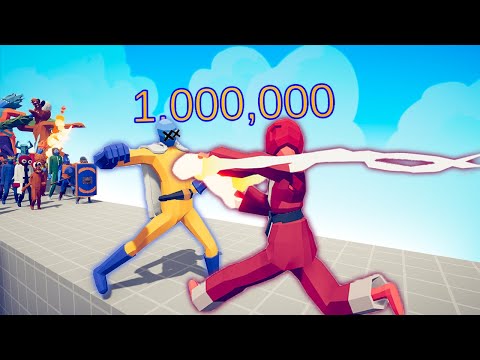 1.000.000 DAMAGE ULTIMATE BOXER vs ARMY OF UNITS - TABS | Totally Accurate Battle Simulator 2023