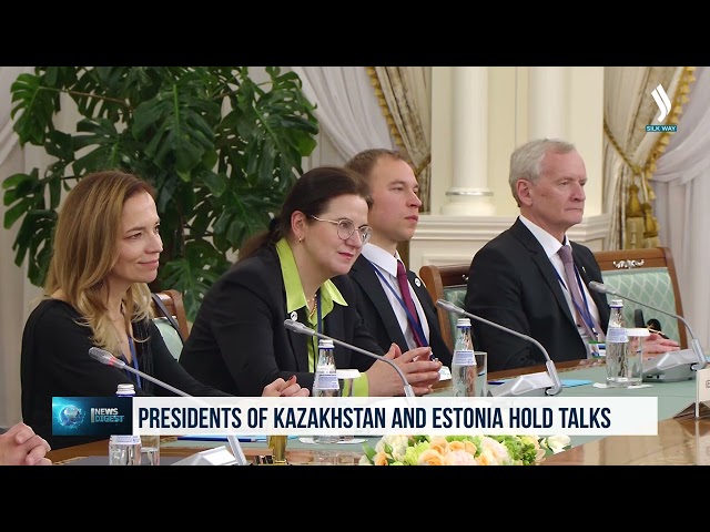 Қазақстан мен Эстония Президенттері келіссөз жүргізді