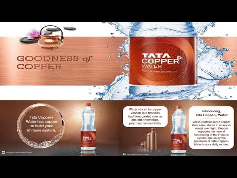 Tata water plus with added copper 1litre