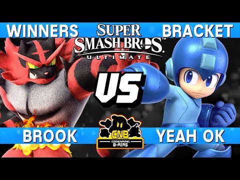 Smash Ultimate - Brook (Incineroar) vs Yeah ok (Mega) - CNB 165 Winners Bracket