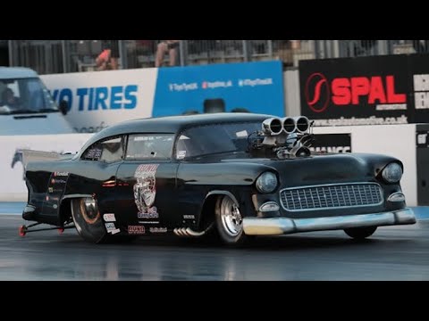 THE EURO FINALS 2019 - SUPER PRO ET - JOHN GERRITSEN AT SANTA POD RACEWAY - DRAG RACING.