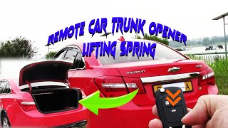 How To Install Universal Car Trunk Boot Tailgate Automatic Lifter Spring on Chevrolet Cruze