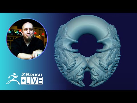 Design One-of-a-Kind Jewelry Pieces in ZBrush #withme ! - T.S. Wittelsbach