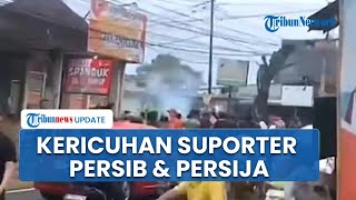 Download lagu Kericuhan Pecah di Sawangan Depok, Suporter Persija dan Persib Bentrok mp3