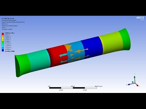 ANSYS Workbench Tutorials 11: Bolt pretension load structural analysis