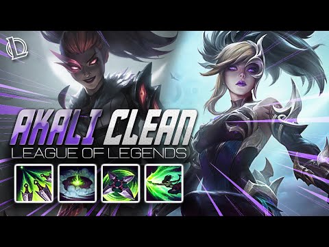 AKALI MONTAGE - AKALI CLEAN | Ez LoL Plays #483 [60 FPS]