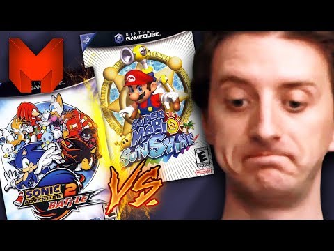 The BEST GameCube Games? Super Mario Sunshine vs Sonic Adventure 2 Battle - Madness
