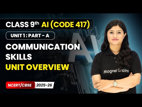 Artificial Intelligence Book Overview Class 9th CODE 417 NCERT CBSE 2025 26