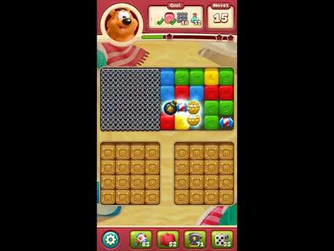 Toon Blast Level 3074 - NO BOOSTERS 🐻🐺🐱 | SKILLGAMING ✔️