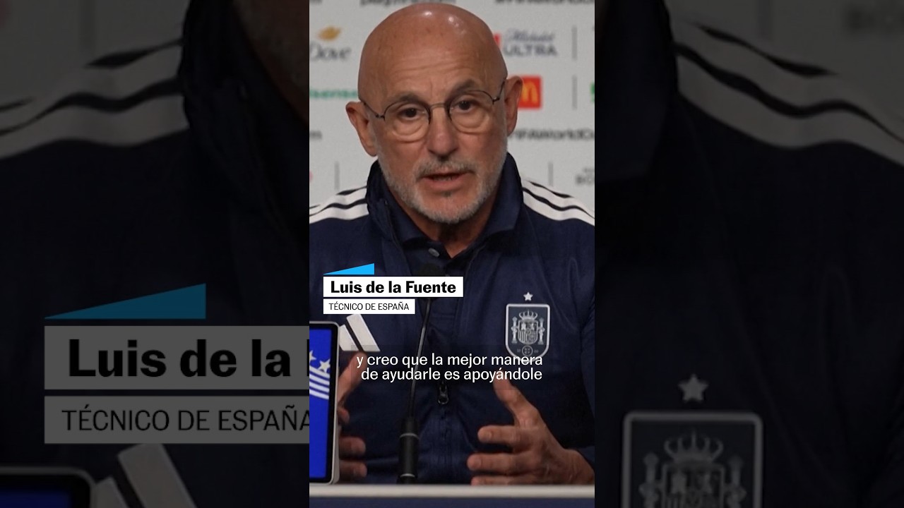 De la Fuente antes de la FINAL DEL MUNDIAL: «Lamine tiene que ser Lamine» #shorts