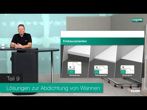 Teil 9: Lösungen zur Abdichtung von Wannen