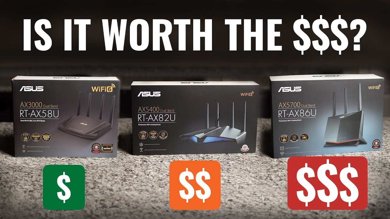 The BEST WiFi 6 Router | ASUS RT-AX58U vs RT-AX82U vs RT-AX86U