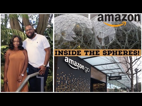 INSIDE THE AMAZON SPHERES + AMAZON GO STORE | Seattle Day 2