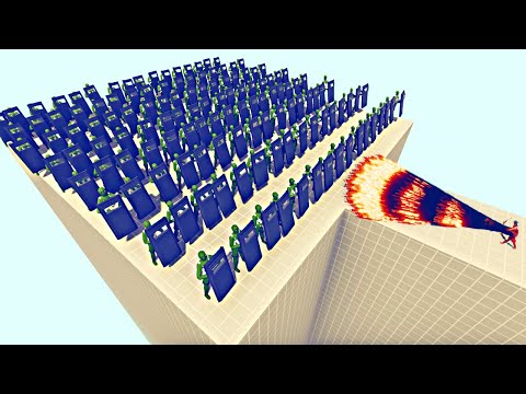 100x ZOMBIE SHIELD vs EVERY GOD - Totally Accurate Battle Simulator TABS