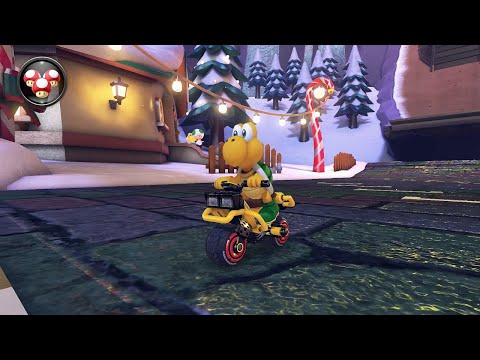 Mario Kart 8 Deluxe | Tour Merry Mountain Time Trials [Staff Ghost - 150cc]