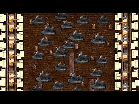 HUGE German Tank Charge into TRENCH DEFENSE! - Command of War: Battle Simulator