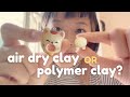 Air Dry Clay Vs Polymer Clay Choosing The Right Clay