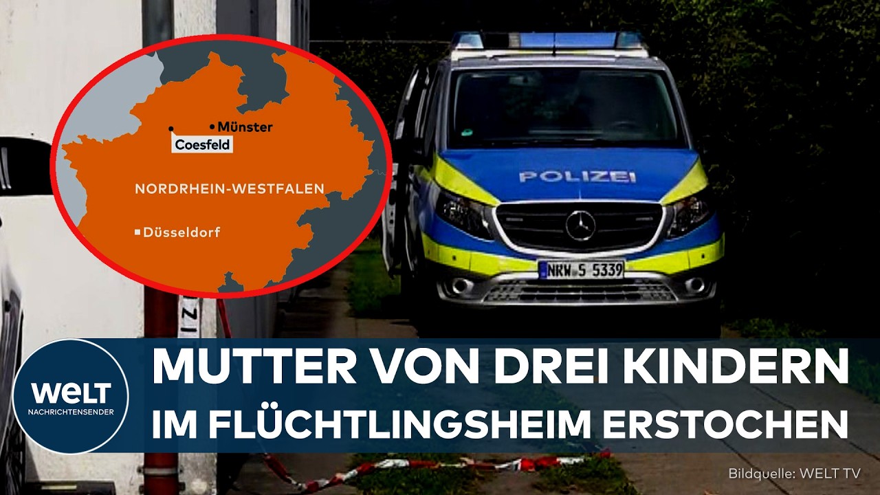 COESFELD: Junge Mutter im Flüchtlingsheim erstochen – Ehemann wird nach der Tat festgenommen
