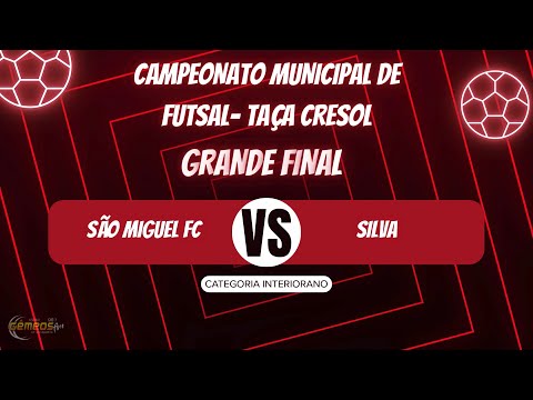 GRANDE FINAL DO CAMPEONATO MUNICIPAL DE FUTSAL-TAÇA CRESOL DE CÂNDIDO GODÓI