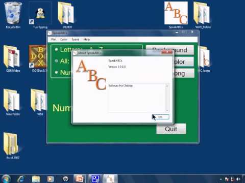 Visual Basic 2010 Express Tutorial 17 - SpeakABCs Overview - SpeakABCs 1/11