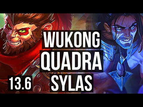 WUKONG vs SYLAS (JNG) | 17/0/6, Quadra, Legendary, 67% winrate | KR Master | 13.6