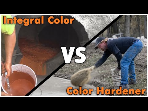 Discover the Differences: Color Hardener vs. Integral Color