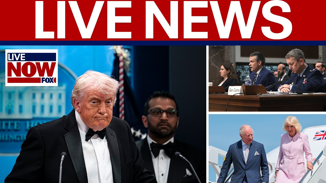 LIVE: Trump assassination attempt, Hegseth defense budget hearing, King Charles in NYC, Iran war