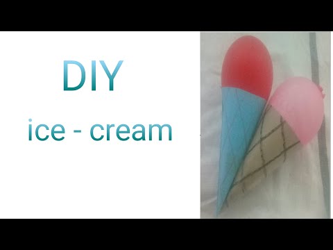 DIY ice cream craft | Rabeya art and craft