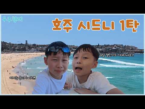 호주 시드니 여행 1탄_본다이비치의 파도와 놀고 빨갛게 익어버린 우주형제
