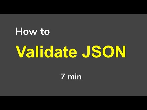 JSON Beginner Tutorial | How to validate JSON