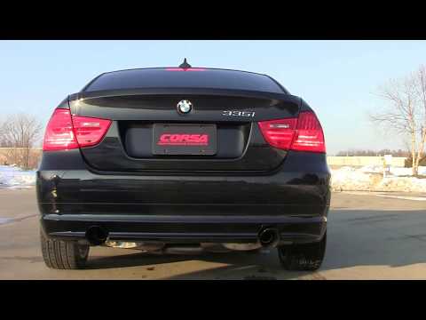 Listen to the Corsa Performance BMW 335i 3.5" Dia. Cat-Back Exhaust System PN 14861 Roar (Obsolete)