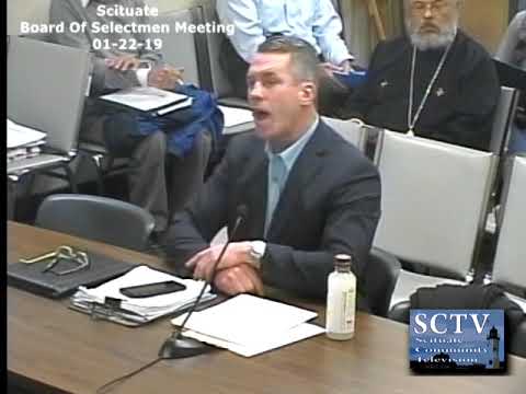 Scituate Board Of Selectmen Meeting - 01/22/19