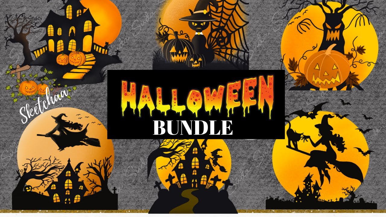 Halloween Sublimation Bundle | Get access now | Creative Fabrica Offer