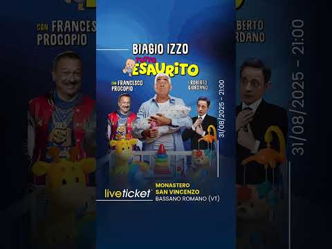 🎭😂 Risate Garantite! TUTTO ESAURITO con Biagio Izzo! ✨🎤