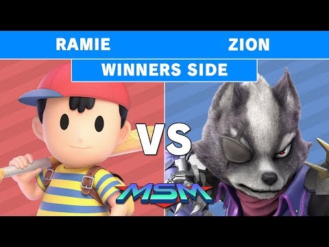 Smash Ultimate Tournament - MSM 173 Ramie Vs Zion - Winners Pools