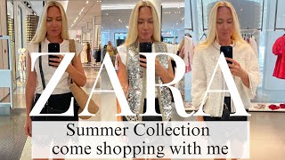 ZARA HAUL TRY ON SUMMER COLLECTION COME SHOPPING WITH ME TO ZARA