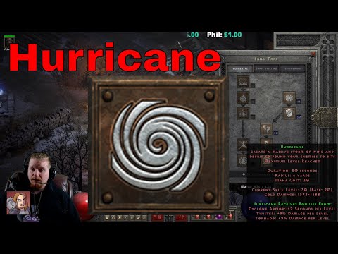 D2R Skills & Abilities - Hurricane (Druid Elemental Tree)