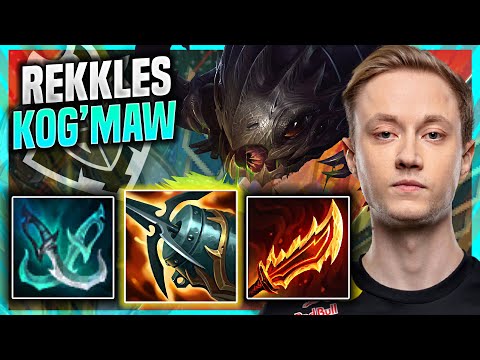 REKKLES IS A GOD WITH KOG'MAW! - G2 Rekkles Plays Kog'Maw ADC vs Kai'Sa! | Season 11