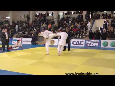 Hovhannes Sargsyan fighter in Armenian Kyokushin karate federation