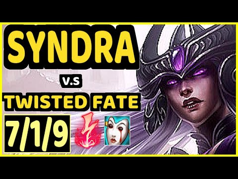NEMESIS (SYNDRA) vs TWISTED FATE - 7/1/9 KDA MID CHALLENGER GAMEPLAY - EUW