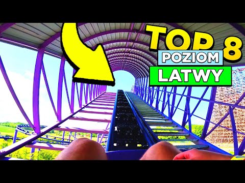 TOP 8 ATRAKCJI DLA POCZĄTKUJĄCYCH - Poziom Łatwy 🟩 (Energylandia 2024)