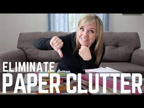 Eradicate Paper Clutter Once & for all! | Simple Living Family Life Video