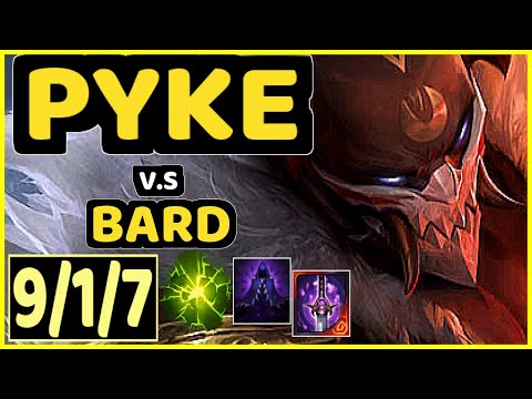 BIG (PYKE) vs BARD - 9/1/7 KDA BOTTOM SUPPORT CHALLENGER GAMEPLAY - NA