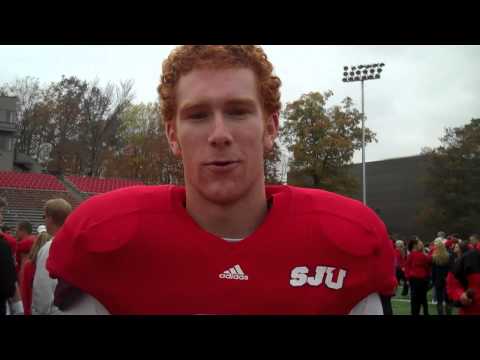 Post-Game Interviews w/SJU's Connor Grill, Nick Martin & Rob Voshell - 2012 Carleton