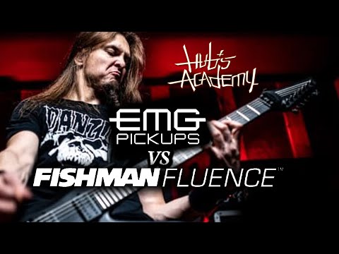 Hub's Academy porównanie EMG 81 vs Fishman Fluence Modern(ceramic) vs Fishman Fluence Modern(alnico)