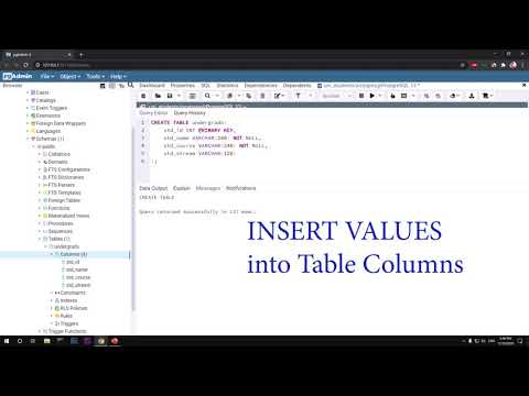 Postgresql Setup Tutorial Create Database Tables Insert Delete Data Postgresql