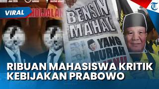 Protes Kebijakan Prabowo! Ribuan Mahasiswa Turun ke Jalan Bawa 6 Tuntutan di Jakarta