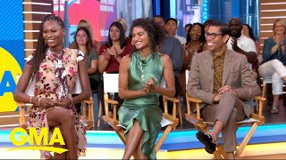 The stars of 'Pose' show us how to 'sell the face' l GMA video
